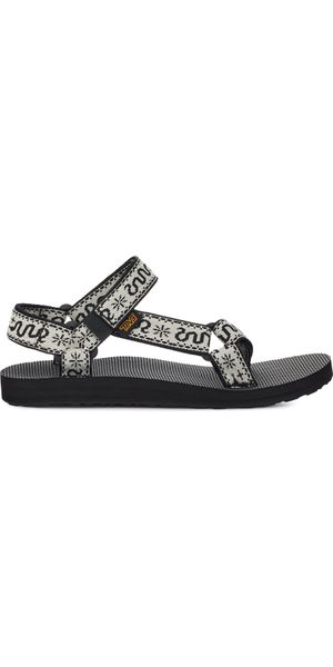 Sandały damskie, Teva W Original Universal Sandals. Czarne sandały damskie Teva, bez wzorów, z materiału, bez obcasa, bez zapięcia. Za 229.00 zł.