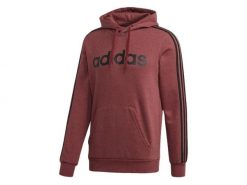 Bluza męska z kapturem ADIDAS E 3S PO FL LEGRED S. Czerwone bluzy męskie Adidas, m, bez wzorów, z bawełny, z kapturem, na fitness i siłownię. Za 229.00 zł.