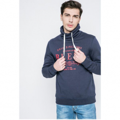 Blend - Bluza. Szare bluzy męskie Blend, z aplikacjami, z bawełny. W wyprzedaży za 69.90 zł.