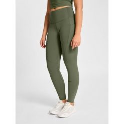 Damskie legginsy z wysokim stanem Hummel Hiit Intensity. Czarne bielizna termoaktywna damska Hummel, bez wzorów. Za 294.50 zł.