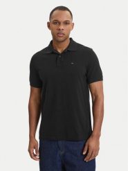Tommy Jeans Polo DM0DM22711 Czarny Regular Fit. Czarne koszulki polo męskie Tommy Jeans, m, bez wzorów, z bawełny, bez ramiączek. Za 289.99 zł.