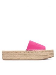 Calvin Klein Espadryle Ebeth HW0HW02894 Różowy. Czerwone espadryle damskie Calvin Klein, bez wzorów, z materiału, bez obcasa, bez zapięcia. Za 409.99 zł.
