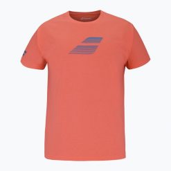 Koszulka dziecięca Babolat Exercise Cotton Jr. Czerwone t-shirty dla chłopców BABOLAT, bez wzorów, z bawełny, bez ramiączek. Za 69.99 zł.