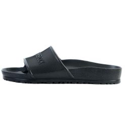 Klapki męskie Birkenstock Barbados. Czarne klapki męskie Birkenstock, z materiału, sportowe. Za 286.00 zł.