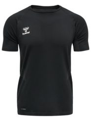 Koszulka treningowa Hummel. Czarne koszulki sportowe męskie Hummel, s, bez wzorów, z jersey, bez kołnierzyka, bez ramiączek, na fitness i siłownię. Za 186.20 zł.