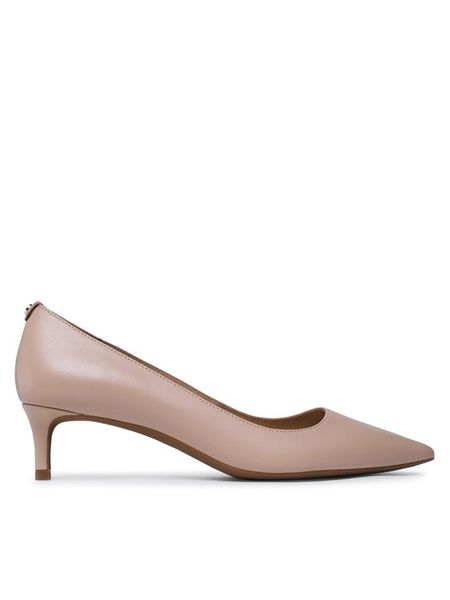 MICHAEL Michael Kors Czółenka Alina Flex 40R3ALMP1L Beżowy. Brązowe czółenka damskie MICHAEL Michael Kors, bez wzorów, ze skóry, bez obcasa, bez zapięcia. Za 599.99 zł.