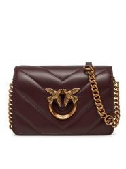 PINKO Torebka Love Click Mini PE 25 PLTT 100067 A136 Fioletowy. Fioletowe torebki do ręki damskie Pinko, bez wzorów, ze skóry, wizytowe, bez dodatków. Za 869.99 zł.