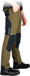 Reis Męskie spodnie robocze Softshell ochrona przed wiatremi deszczem wzmocnienia ripstop odblaski branża budowlana montaż serwis LH GREX SH 46. Brązowe spodnie sportowe męskie Reis, m, bez wzorów, z softshellu. Za 114.14 zł.