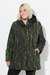 Damskie Kurtka funkcyjna HYPRAR wodoodporna dwukierunkowy zamek błyskawiczny. Czarne kurtki damskie Ulla Popken, plus size, bez wzorów, z materiału, bez kaptura. Za 699.99 zł.