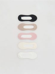 Stopki 5 pack - różowy. Czerwone skarpety damskie Reserved, bez wzorów. Za 59.99 zł.