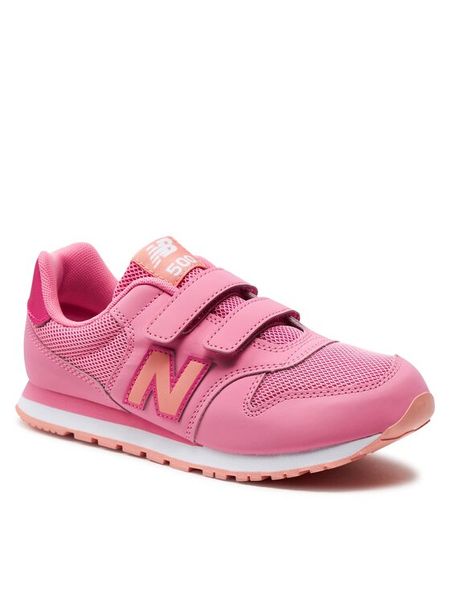 New Balance Sneakersy GV500FPP Różowy. Czerwone buty sportowe dziewczęce New Balance, bez wzorów, z materiału, bez zapięcia. Za 169.99 zł.
