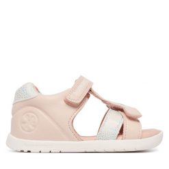 Sandały Biomecanics. Czerwone sandały dziewczęce Biomecanics, bez zapięcia. Za 249.99 zł.