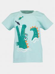 Blue Seven T-Shirt 928154 X Niebieski Regular Fit. Niebieskie t-shirty dla chłopców Blue Seven, bez wzorów, z bawełny, bez ramiączek. Za 49.99 zł.