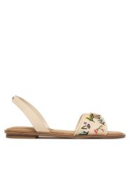 Aldo Sandały Calelian 14295854 Beżowy jasny. Brązowe sandały damskie Aldo, bez wzorów, z materiału, bez obcasa, na płaskiej podeszwie, bez zapięcia. Za 249.99 zł.