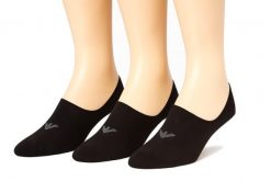 Skarpety mikrostopki Emporio Armani Calza 3-Pack. Czarne skarpety męskie EMPORIO ARMANI CONNECTED, bez wzorów, z bawełny. Za 79.00 zł.
