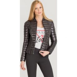 KURTKA PIKOWANA VERA Guess. Czarne kurtki damskie Guess, l, z aplikacjami, bez kaptura. Za 729.00 zł.