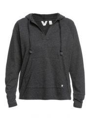 Bluza z kapturem ROXY DESTINATION SURF Czarna Damska. Szare bluzy damskie Roxy, l, bez wzorów, z bawełny, z kapturem. Za 279.20 zł.