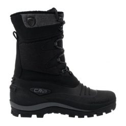 Śniegowce Buty Zimowe CMP Nietos męskie czarne. Czarne śniegowce i trapery męskie CMP, na zimę, sportowe, bez zapięcia. Za 449.99 zł.