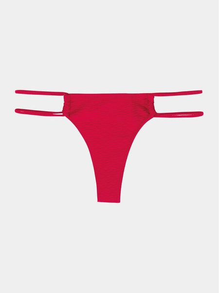 Dorina Dół od bikini Savanna D02177M Czerwony. Czerwone bikini damskie Dorina, m, bez wzorów. Za 59.99 zł.