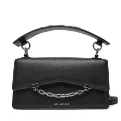 Torebka KARL LAGERFELD. Czarne torebki do ręki damskie KARL LAGERFELD, bez wzorów, klasyczne, bez dodatków. Za 759.99 zł.