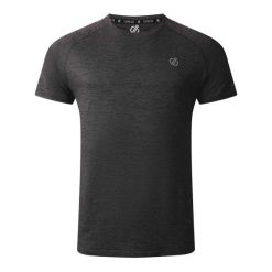 T-shirt Męski Melanżowy Persist. Czarne t-shirty męskie Dare 2b, l, bez wzorów, z elastanu, bez kołnierzyka. Za 105.99 zł.
