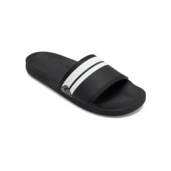 Sandały wsuwane dla Mężczyzn RIVI SLIDE Multicolore. Czarne klapki męskie Quiksilver, z gumy, bez zapięcia. Za 179.99 zł.