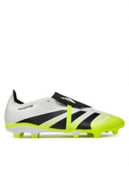 Adidas Buty do piłki nożnej Predator League Fold-Over Tongue JI1111 Biały. Białe buty sportowe męskie Adidas, ze skóry, bez zapięcia. Za 329.99 zł.