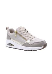 Buty SKECHERS UNO METALLIC SLIDERS Beżowy. Brązowe trekkingi damskie Skechers, na lato, trekkingowe. Za 370.99 zł.