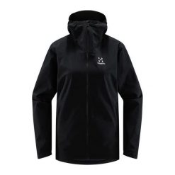 Kurtka przeciwdeszczowa damska Haglöfs Korp Proof. Czerwone kurtki damskie Haglöfs, s, bez wzorów, bez kaptura. Za 349.99 zł.