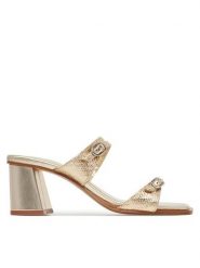 Aldo Klapki Maymay 14028463 Złoty. Żółte klapki damskie Aldo, bez wzorów, ze skóry, bez obcasa. Za 339.99 zł.