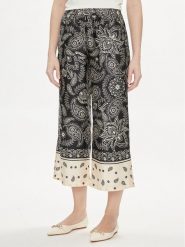 Liu Jo Spodnie materiałowe MA4407 T6660 Czarny Relaxed Fit. Czarne spodnie materiałowe damskie Liu Jo, bez wzorów, z materiału. Za 589.99 zł.