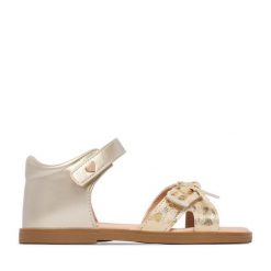 Sandały DeeZee. Żółte sandały dziewczęce DeeZee, bez zapięcia. Za 89.99 zł.