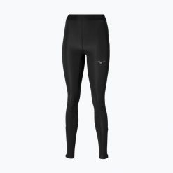 Legginsy do biegania damskie Mizuno Core Impulse Long. Czarne legginsy sportowe damskie Mizuno, bez wzorów, do biegania. Za 149.99 zł.