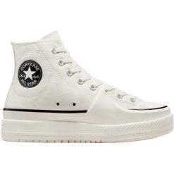Trampki Converse Chuck Taylor All Star Construct, Dla obu płci. Białe trampki i tenisówki damskie Converse, bez wzorów, retro, bez zapięcia. Za 490.00 zł.