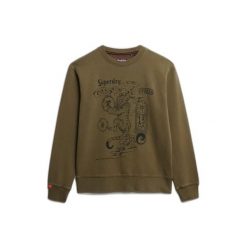 Bluza Superdry. Zielone bluzy męskie Superdry., m, bez wzorów, bez kaptura. Za 321.80 zł.