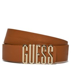 Pasek Damski Guess. Brązowe paski damskie Guess, z aplikacjami. Za 129.99 zł.
