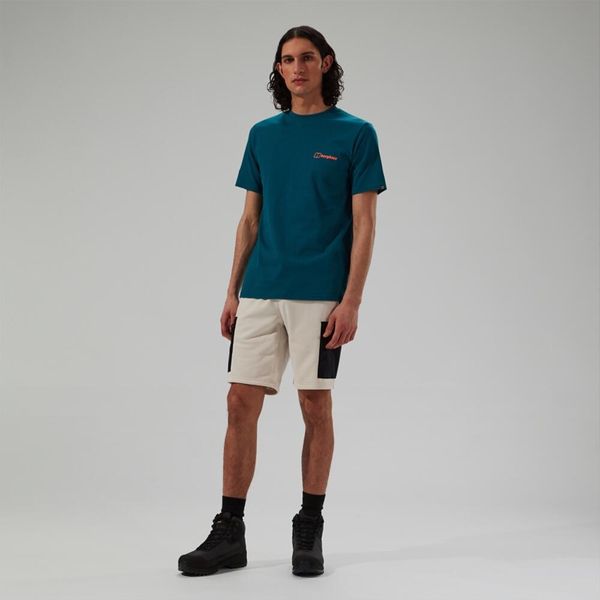 Koszulka z nadrukiem męska Berghaus Mtn Silhouette SS Tee. Zielone koszulki sportowe męskie Berghaus, m, bez wzorów, bez kołnierzyka, bez ramiączek, trekkingowe. Za 134.99 zł.