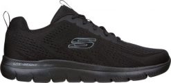 Skechers Buty męskie Skechers Summits Torre czarne 232395 BBK 40. Czarne buty sportowe męskie Skechers, bez zapięcia. Za 329.39 zł.