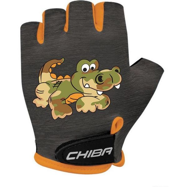 Rękawiczki rowerowe dziecięce COOL KIDS. Brązowe rękawiczki dziecięce Chiba, bez wzorów. Za 59.00 zł.
