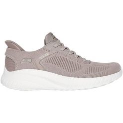 Adidasy Skechers Bobs Squad Chaos - C, Kobiety. Fioletowe obuwie sportowe damskie Skechers, bez wzorów, z materiału, trekkingowe. Za 361.00 zł.