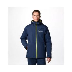 Kurtka narciarska męska Columbia Iceberg Point II Jacket z kapturem. Niebieskie kurtki męskie Columbia, na zimę, l, bez wzorów, sportowe, z kapturem. Za 479.99 zł.