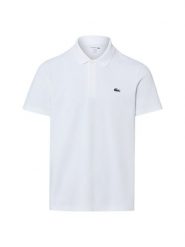 Lacoste koszulka polo Mężczyźni biały, 3. Białe koszulki polo męskie Lacoste, l, bez wzorów, z bawełny, bez kołnierzyka, bez ramiączek. Za 449.95 zł.