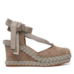 Espadryle Alma En Pena. Szare sandały damskie Alma en Pena, bez wzorów, bez obcasa, bez zapięcia. Za 439.99 zł.