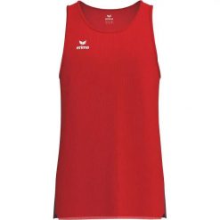 Tank top Erima T&F Wings. Czerwone t-shirty męskie Erima, xl, bez wzorów, z elastanu, sportowe, bez kołnierzyka. Za 139.20 zł.