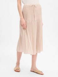 Opus plisowana spódnica - Ribane French Kobiety beżowy|różowe złoto, 40. Brązowe spódnice damskie Opus, bez wzorów, eleganckie. Za 399.95 zł.