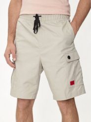 Hugo Szorty materiałowe Garlio242 50510594 Szary Regular Fit. Szare szorty męskie Hugo, m, bez wzorów, z bawełny. Za 259.99 zł.