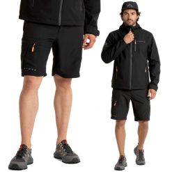 Spodenki męskie KADVA Seto. Czarne krótkie spodenki sportowe męskie KADVA, m, bez wzorów, trekkingowe. Za 99.99 zł.