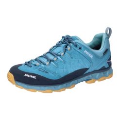 Buty trekkingowe damskie Meindl Lite Trail Sky. Niebieskie obuwie sportowe damskie Meindl, bez wzorów, z gore-texu, trekkingowe. Za 786.99 zł.