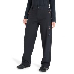 Spodnie do sportów zimowych techniczne damskie VERTEX. Czarne spodnie snowboardowe damskie Roxy, bez wzorów, z elastanu, sportowe, narciarskie. Za 608.70 zł.