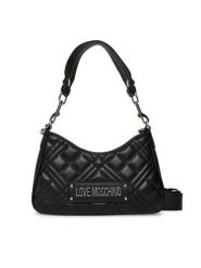 LOVE MOSCHINO Torebka JC4152PP1NLA000B Czarny. Czarne torebki do ręki damskie Love Moschino, bez wzorów, ze skóry, bez dodatków. Za 529.99 zł.